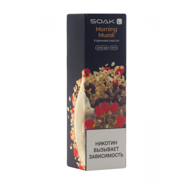 Жидкость Soak Morning Muesli 10 Мл 2 Мг в Петрозаводске