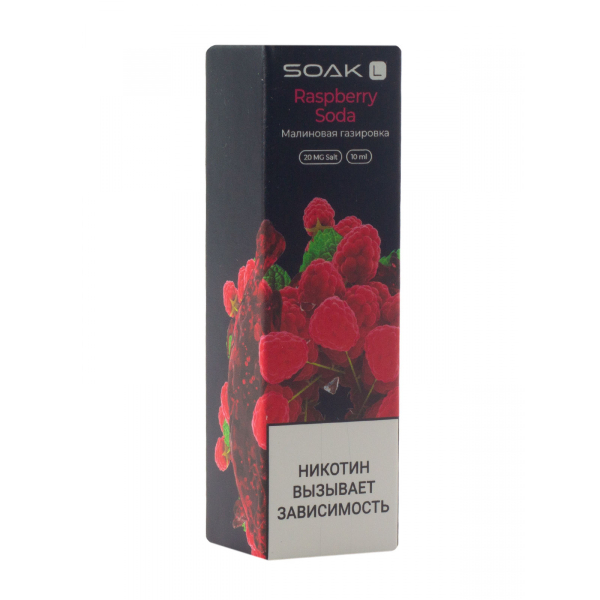 Жидкость Soak Raspberry Soda 10 Мл 2 Мг в Петрозаводске