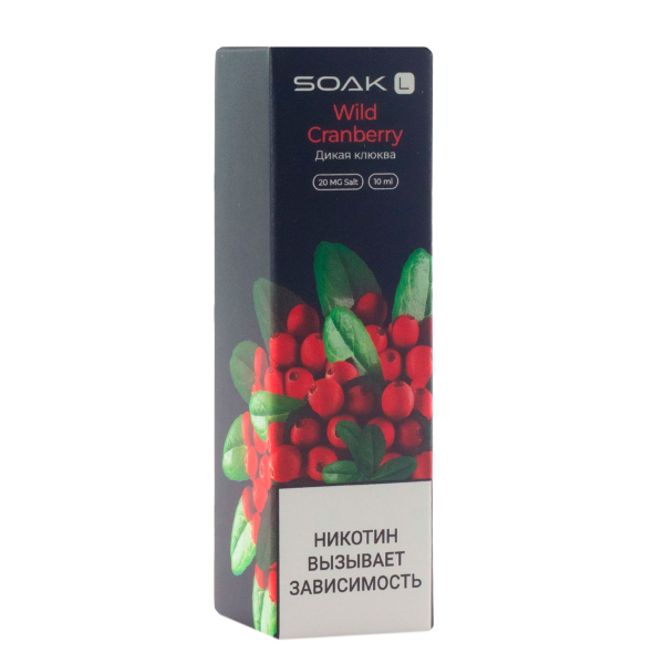 Жидкость Soak Wild Cranberry 10 Мл 2 Мг в Петрозаводске