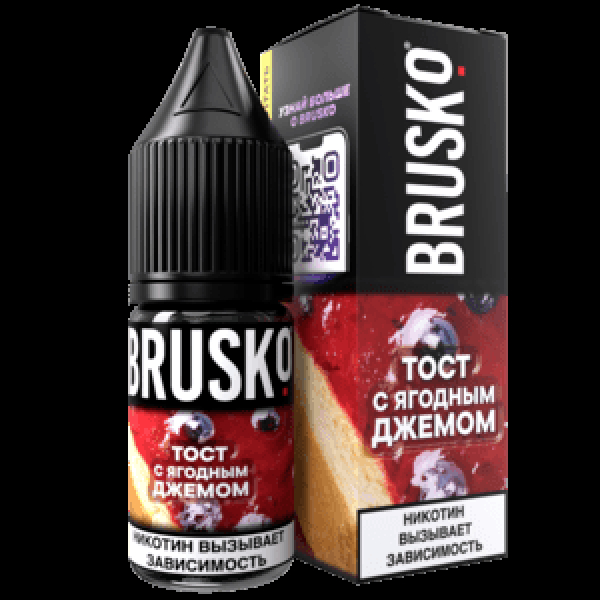 Жидкость Brusko Salt Тост С Ягодным Джемом 10 Мл 2 Мг в Петрозаводске