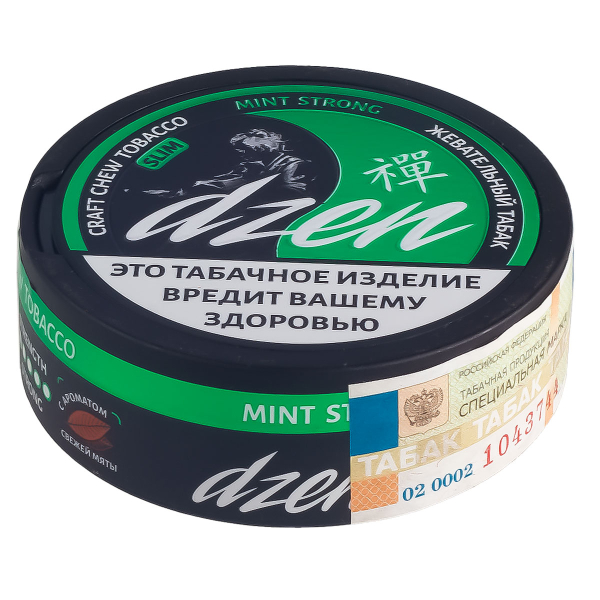 Жевательный табак Dzen Strong Slim Mint 9 грамм в Петрозаводске