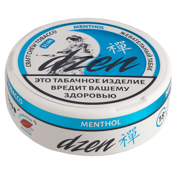 Жевательный табак Dzen Slim Menthol 9 грамм в Петрозаводске