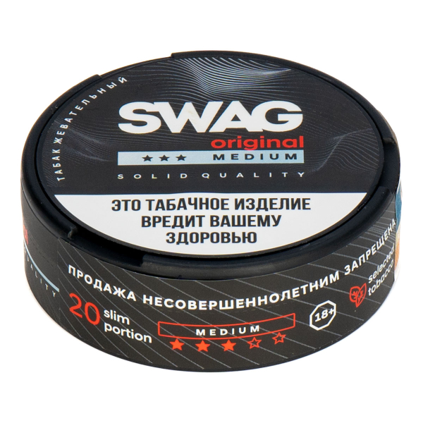 Жевательный табак Swag Medium Original 10 грамм в Петрозаводске