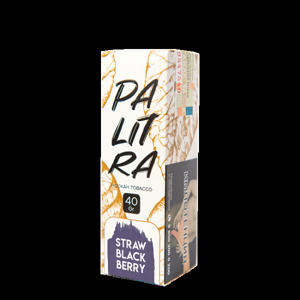 Табак Palitra Straw Black Berry (Земляника Ежевика)  40 грамм в Петрозаводске