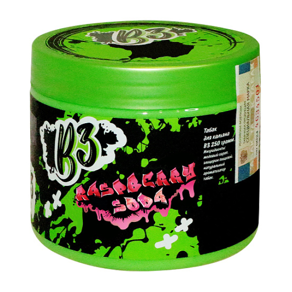 Табак B3 Raspberry Soda  250 грамм в Петрозаводске