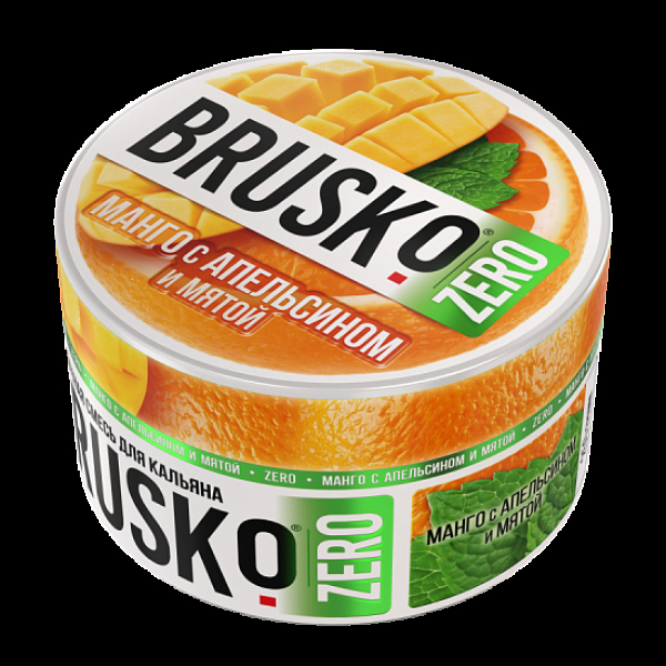 Смесь Brusko Манго С Апельсином И Мятой (Zero)  250 гр в Петрозаводске