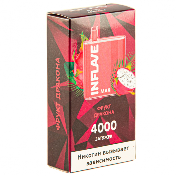 Inflave Max Фрукт Дракона (4000 Затяжек) в Петрозаводске