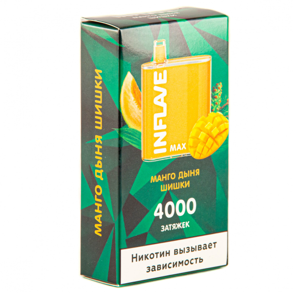 Inflave Max Манго-Дыня-Шишки (4000 Затяжек) в Петрозаводске