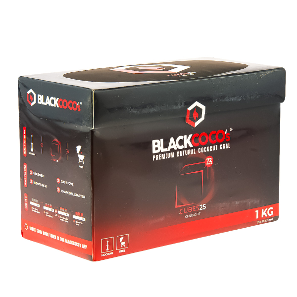 Уголь Blackcoco’s Кокосовый 72 Шт (25 Мм) в Петрозаводске
