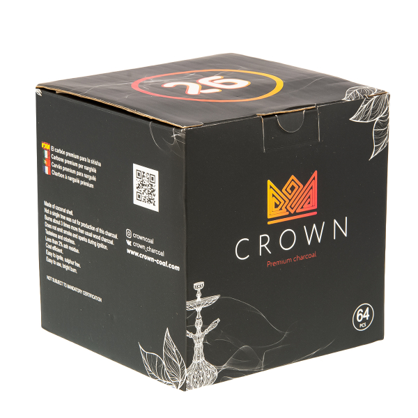 Уголь Crown Кокосовый 64 Шт (26 Мм) в Петрозаводске