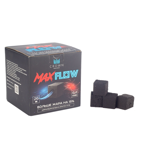 Уголь Crown Maxflow Кокосовый 64 Шт (26 Мм) в Петрозаводске