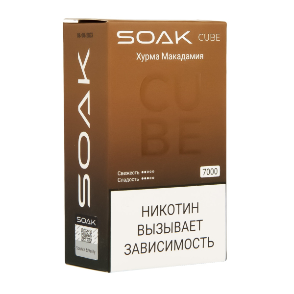 Soak Cube Хурма Макадамия 7000 Затяжек в Петрозаводске