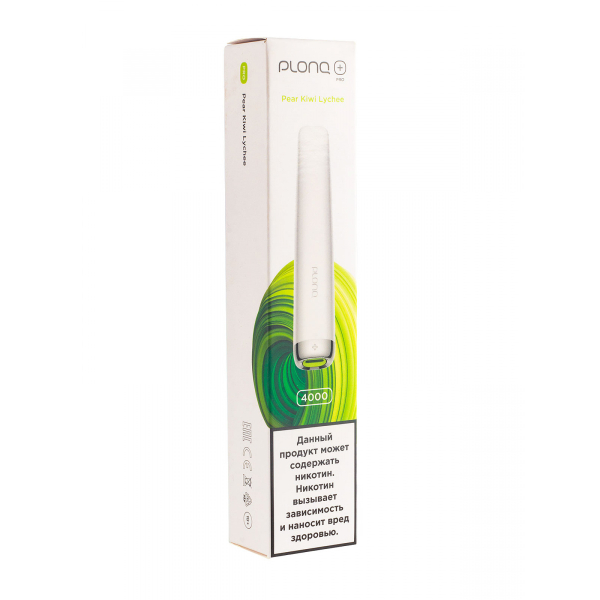 Plonq Plus Pro Груша Киви Личи (4000 Затяжек) 20 Мг в Петрозаводске