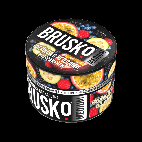 Смесь Brusko Medium Фейхоа С Ягодами И Маракуйей  50 гр в Петрозаводске