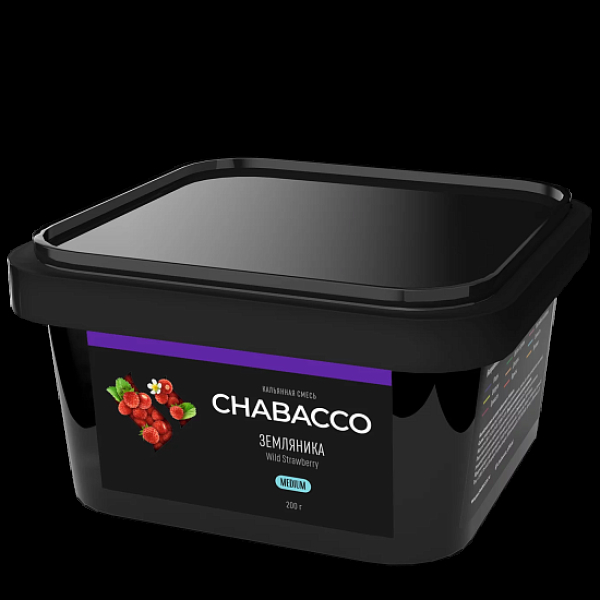 Смесь Chabacco Wild Strawberry    Medium 200 гр в Петрозаводске