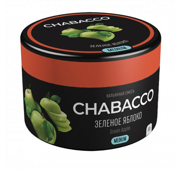 Смесь Chabacco Green Apple    Medium 50 гр в Петрозаводске