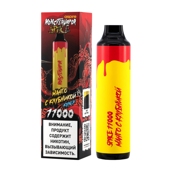Электронка Monstervapor Space Манго И Клубника (11000 Затяжек) в Петрозаводске
