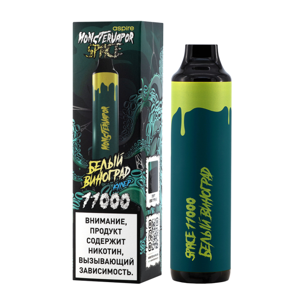 Электронка Monstervapor Space Белый Виноград (11000 Затяжек) в Петрозаводске