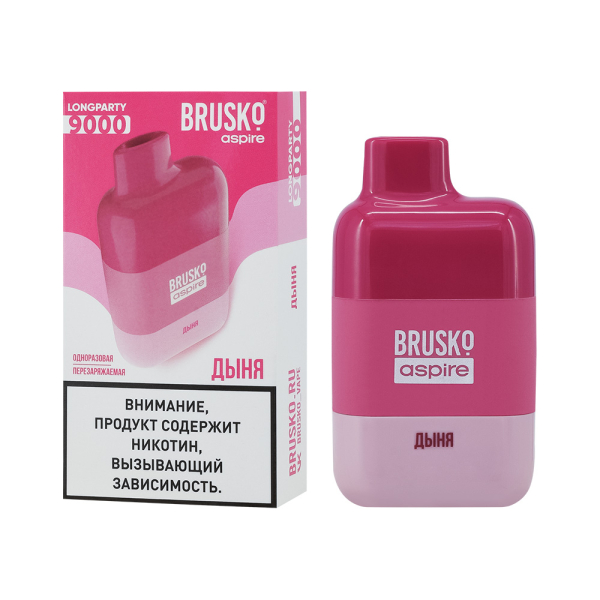 Электронка Brusko Longparty Дыня (9000 Затяжек) в Петрозаводске