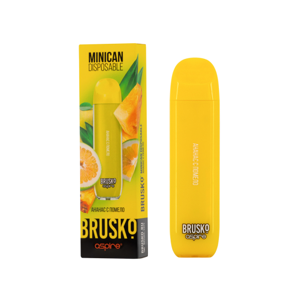 Электронка Brusko Minican Ананас С Помело (1500 Затяжек) в Петрозаводске