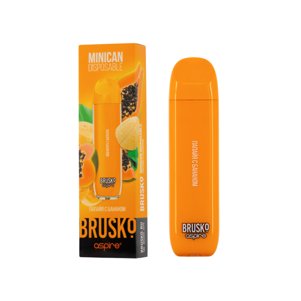 Электронка Brusko Minican Папайя С Бананом(1500 Затяжек) в Петрозаводске