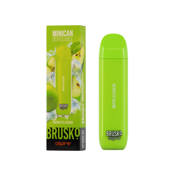 Электронка Brusko Minican Яблоко Со Льдом (1500 Затяжек) в Петрозаводске