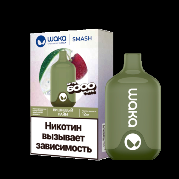 Электронка Waka Вишнёвый Лайм (6000 Затяжек) в Петрозаводске