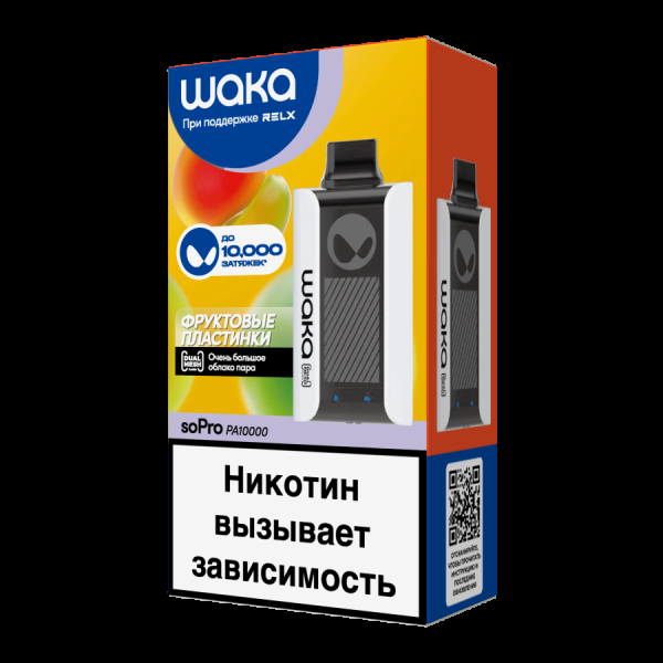 Электронка Waka Фруктовые Пластинки(10000 Затяжек) в Петрозаводске