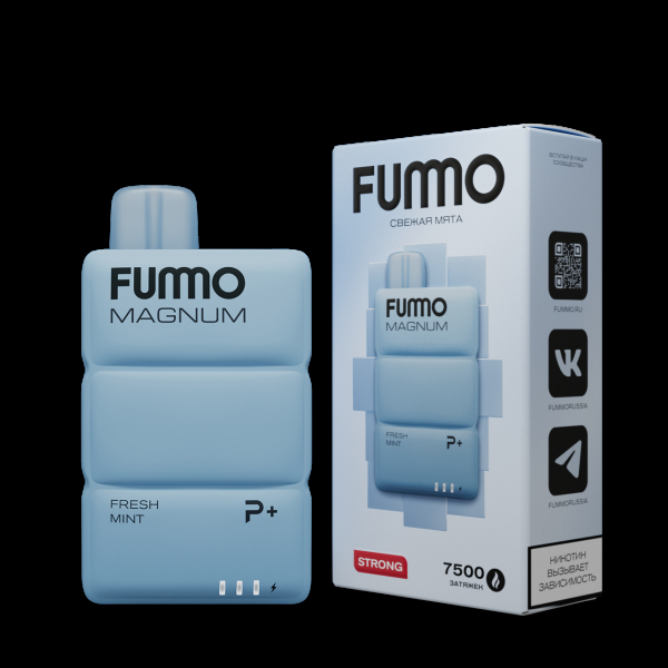 Электронка Fummo Magnum Свежая Мята (7500 Затяжек) в Петрозаводске