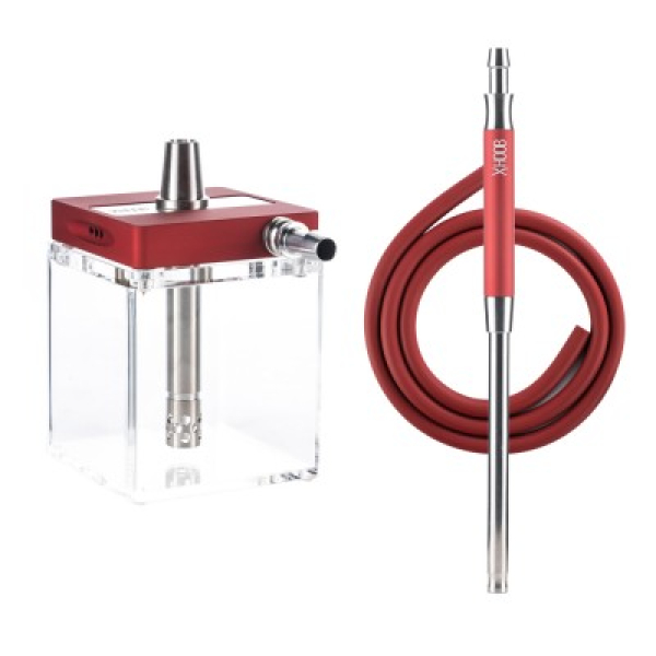 Кальян Hoob Subatom Wine Red Stainless Steel в Петрозаводске
