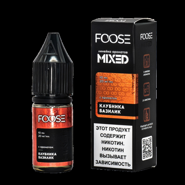 Жидкость Foose Mixed Клубника Базилик 10 Мл в Петрозаводске