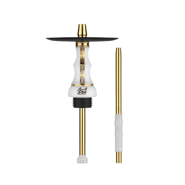 Кальян Alpha Hookah Beat White Gold Прозрачная Колба  в Петрозаводске