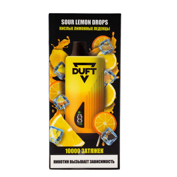 Электронка Duft Sour Lemon Drops (10000 Затяжек) в Петрозаводске