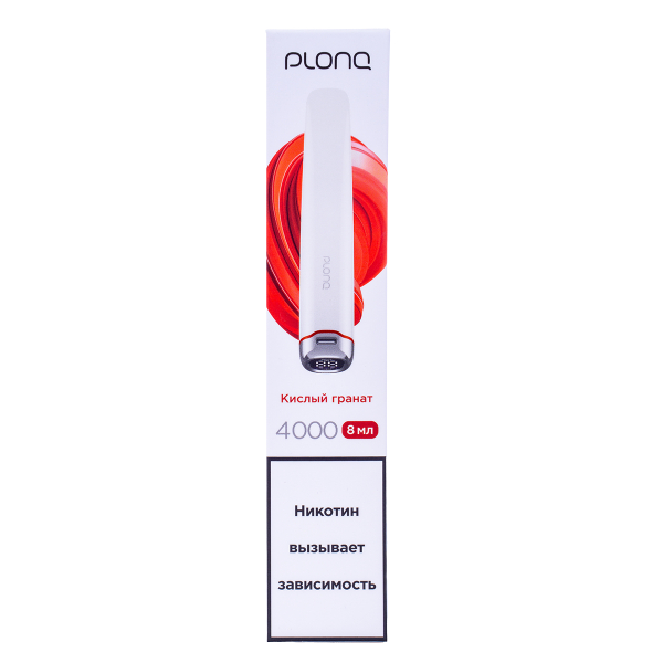 Электронка Plonq Plus Pro Кислый Гранат (4000 Затяжек) 20 Мг в Петрозаводске