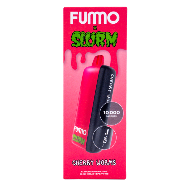Электронка Fummo Indic Slurm Кислые Вишневые Червячки (10 000 Затяжек) в Петрозаводске