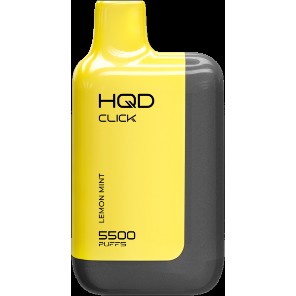 POD-система Hqd Click Устройство + Картридж Лимон Мята (5500 Затяжек) в Петрозаводске