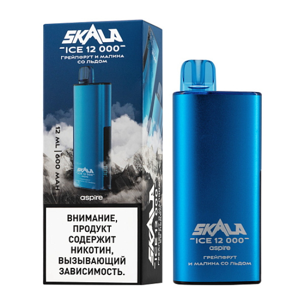 Электронка Skala Ice 12000 Грейпфрут И Малина Со Льдом в Петрозаводске