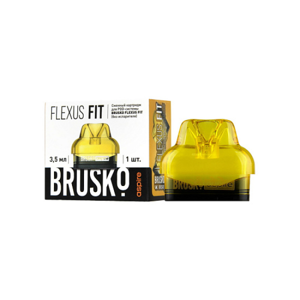 Сменный Картридж Brusko Flexus Fit (Жёлтый) 3,5 Мл, Упак. 1Шт в Петрозаводске