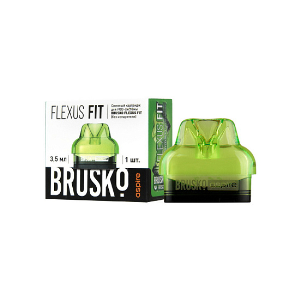 Сменный Картридж Brusko Flexus Fit (Зеленый) 3,5 Мл, Упак. 1 Шт в Петрозаводске