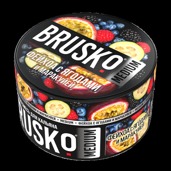 Смесь Brusko Фейхоа С Ягодами И Маракуйей (Medium)  250 гр в Петрозаводске