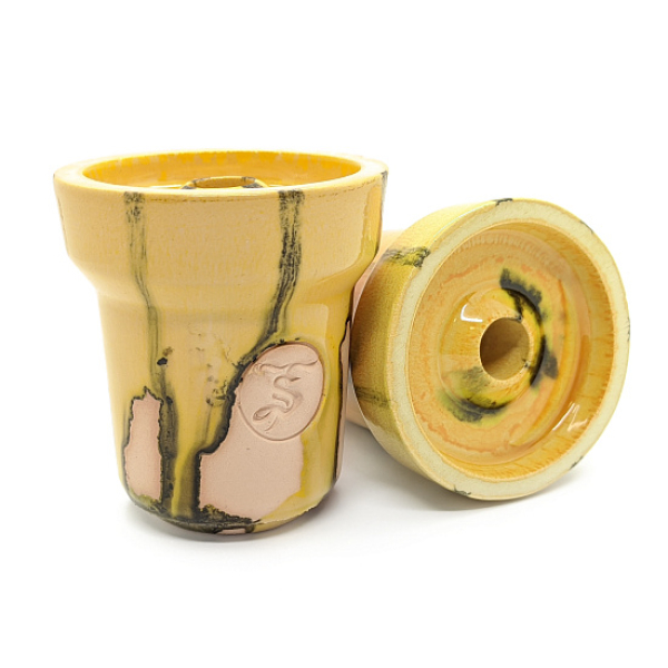 Чаша St Bowls Phunnel Glaze Желтая С Полосками в Петрозаводске