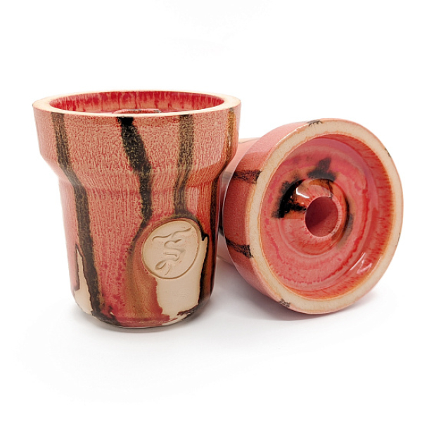 Чаша St Bowls Phunnel Glaze Красная С Полосками в Петрозаводске