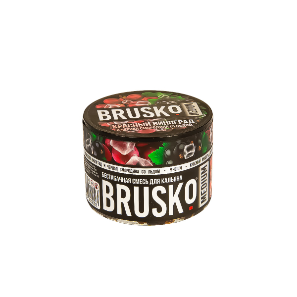 Смесь Brusko Medium Красный Виноград И Чёрная Смородина Со Льдом  50 гр в Петрозаводске