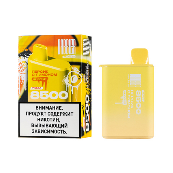 Электронка Dabbler Turbo Персик С Лимоном 8500 затяжек в Петрозаводске