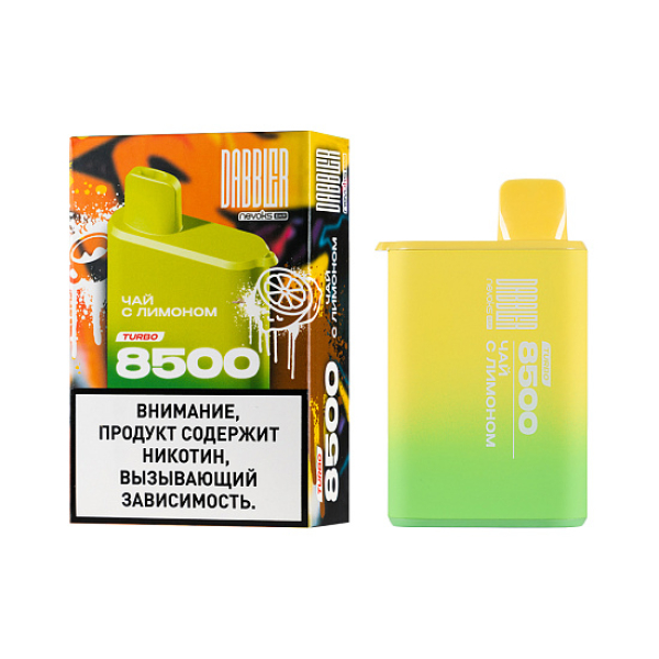 Электронка Dabbler Turbo Чай С Лимоном 8500 затяжек в Петрозаводске