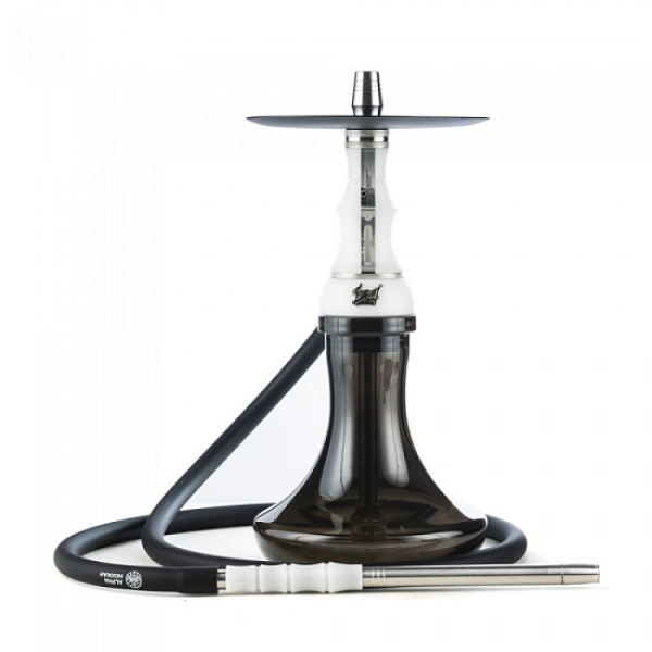 Кальян Alpha Hookah Beat White Silver Тонированн Колба  в Петрозаводске