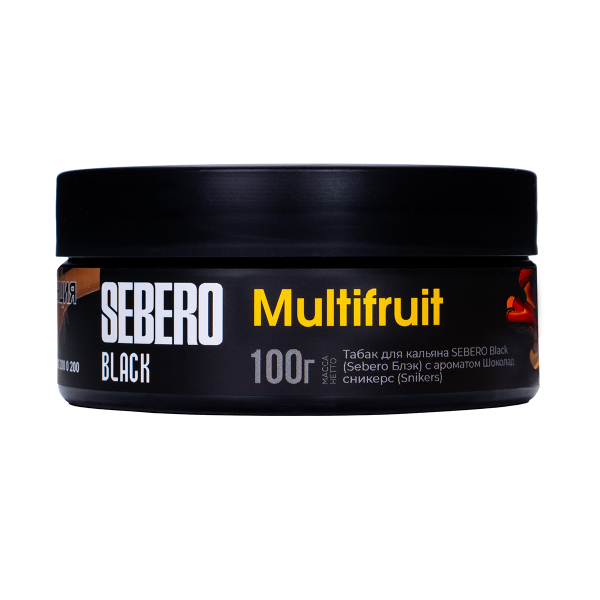 Табак Sebero Black Multifruit 100 грамм в Петрозаводске