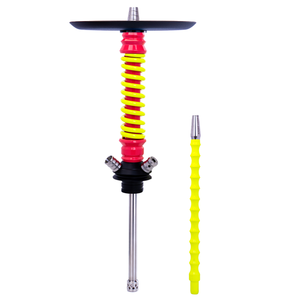 Кальян Mamay Customs Coilovers Mini Розово Жёлтый Флюр в Петрозаводске