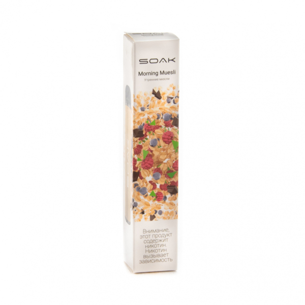 Электронная сигарета Soak X Morning Muesli 2200 в Петрозаводске