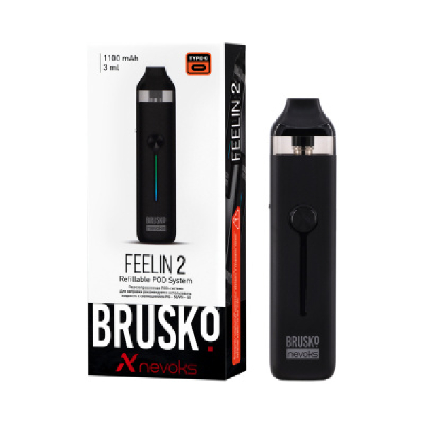 POD-система Brusko Feelin 2 Черный в Петрозаводске